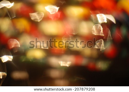 abstract background with defocused lights   