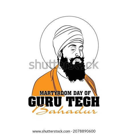 GURU-TEGH-BAHADUR-SAHIB Stock Vector Images - Avopix.com