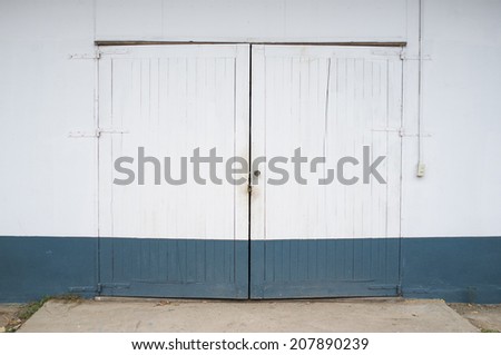 Old wood door  