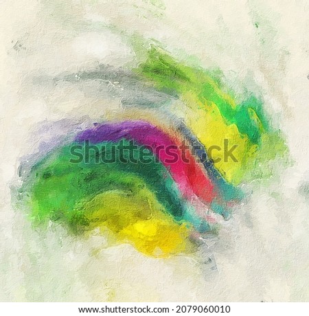 Abstract watercolor background. Color splashing on old paper
