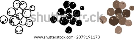 Expanded Clay icon, vector illustration Royalty-Free Stock Photo #2079191173