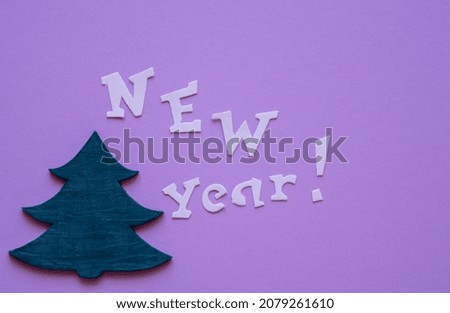 new year text on background