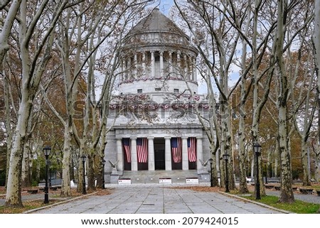 President Grant's Tomb and memorial on Riverside Drive in Manhattan Royalty-Free Stock Photo #2079424015