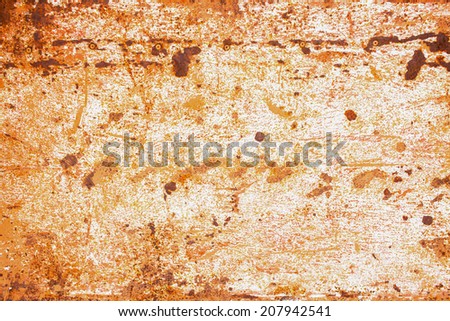 Red rusty metal Royalty-Free Stock Photo #207942541