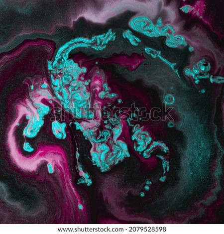 Abstract colorful paint reactions, psychedelic liquid light show, dye patterns in water, oil, paint. Texture Background