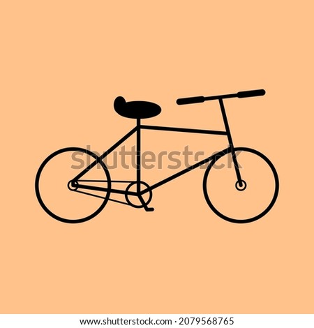 this is a simple bicycle logo, you can use it as a sign or icon