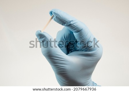 Hormonal implant or beauty chip is a subcutaneous application. Royalty-Free Stock Photo #2079667936