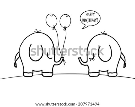 Elephants - Birthday