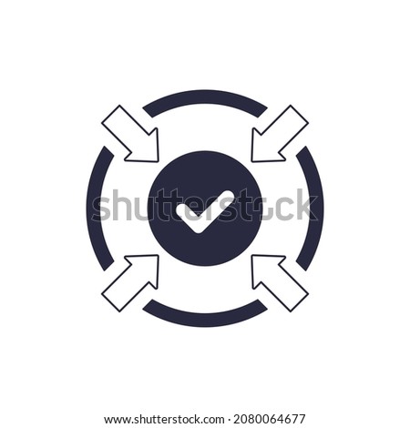 positive impact or action vector icon Royalty-Free Stock Photo #2080064677