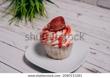 confectionery on a light background