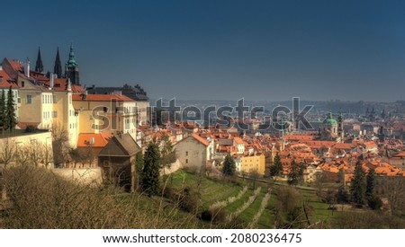 Picture of Prague Castle and parts of the surroundings