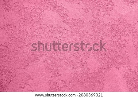 Pink background wall texture. Background for des. 2022 color trends.