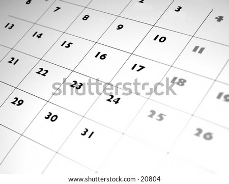 Calendar Royalty-Free Stock Photo #20804