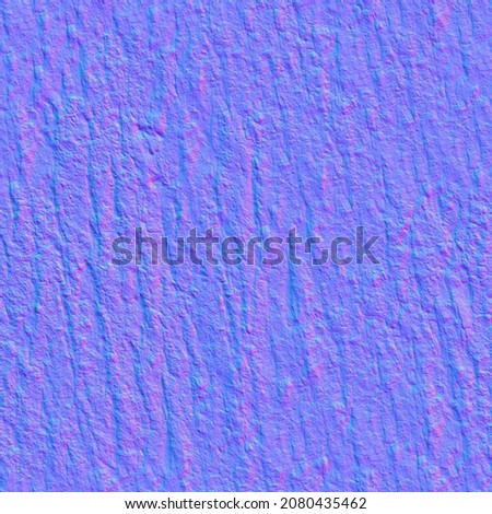 Normal map texture mapping bark Royalty-Free Stock Photo #2080435462