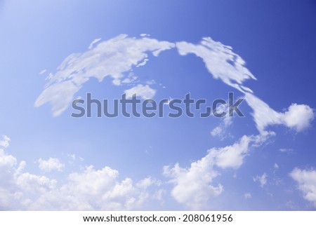 World Map Of Cloud
