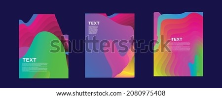 Vector colorful liquid abstract background pattern.mixed color abstract background