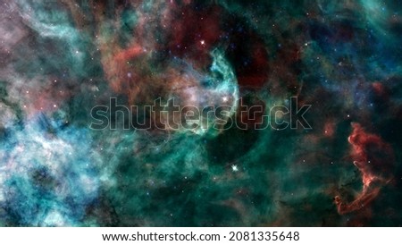 Outer Space background. Elements of this image furnished by NASA.