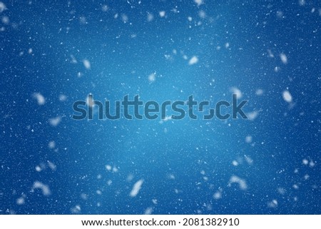 Blue snowy Christmas design for wallpaper and advertising. Christmas concept for publicity.