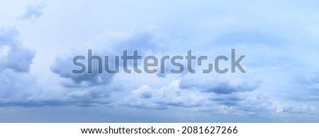 Before the rain, the horizon is covered with dense clouds.
Panoramic, horizontal, photographic image of the sky, water vapor, atmospheric phenomenon.