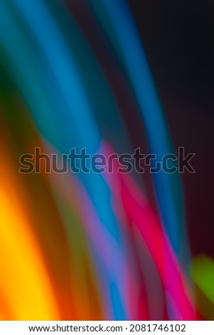 Disco party light, blur lines, Abstract, polygonal space orange, yellow background with connecting dots and lines