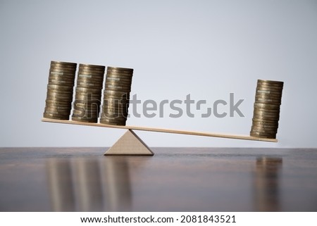 Money Leverage And Inflation Balance. Financial Concept Royalty-Free Stock Photo #2081843521