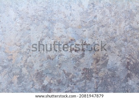 Patterned texture of frozen window