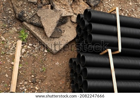Picture of large diameter  polypropylene pipes 