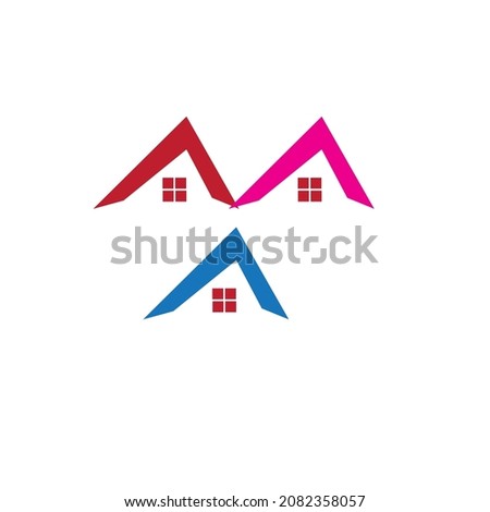 building clip art or flat building logo