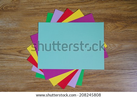 colored paper sheets 