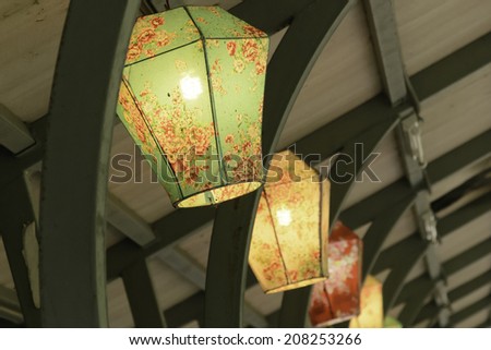 Rolls of Chinese lantern