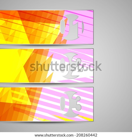Vector web element for your design, abstract Illustration.