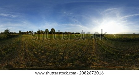 Late summer landscape in Poland HDRI Panorama