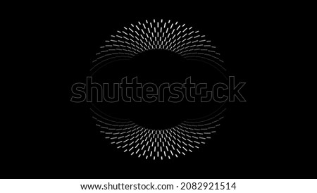 Digital wave rhythm dot curve dynamic abstract vector background Royalty-Free Stock Photo #2082921514