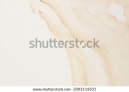 Watercolor texture. Abstract Beige Painting background. Template Royalty-Free Stock Photo #2083116031