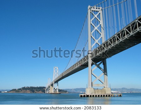 Bay Bridge in California Royalty-Free Stock Photo #2083133