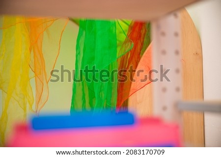 Colors wave abstract multicolor rainbow