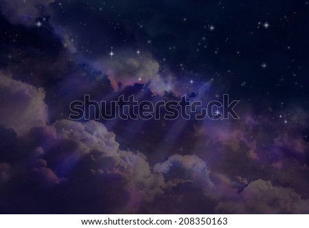 Stars in the night sky