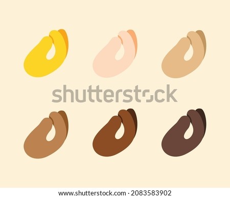 Pinched Fingers Gesture Icon. Pinched Fingers emoji. Pinched Fingers sign. All skin tone gesture emoji Royalty-Free Stock Photo #2083583902