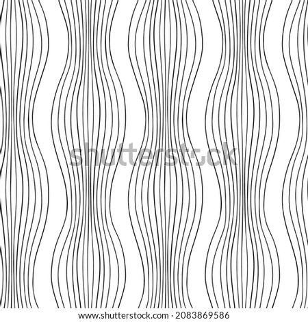 Hand drawn lines seamless pattern. Vector abstract background. Design for textiles, fabric, wallpaper and other.