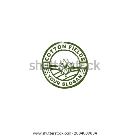 cotton field emblem logo designs