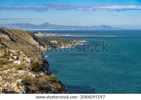 Panoramic of the Gulf of Valencia from Cape of San Antonio