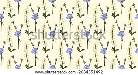 Field herbs. Delicate pink pattern. Summer design. TREND COLORS.