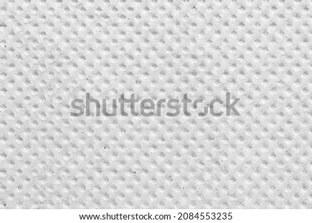 A sheet of white structural tissue recycled paper as background