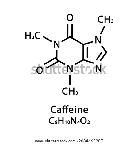 CAFFEINE-STRUCTURE Stock Vector Images - Avopix.com