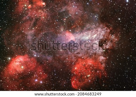 Awesome of endless cosmos. Science fiction wallpaper. Elements of this image furnished by NASA.