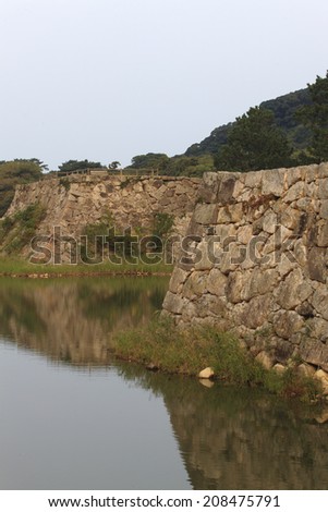An Image of Hagi Castle Ruins