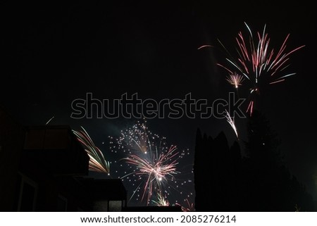 Colorful new years fireworks pic 2022