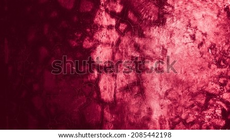 dark red scary abstract texture background of wall cement concrete