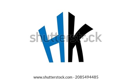 two logo with blue and black color