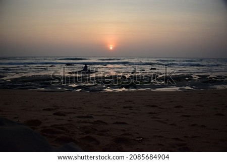 Sunrise at a beach in Andaman